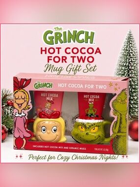 🎄 The Grinch™ Hot Cocoa for Two Gift Set – Brand New in Original Box! 🎄